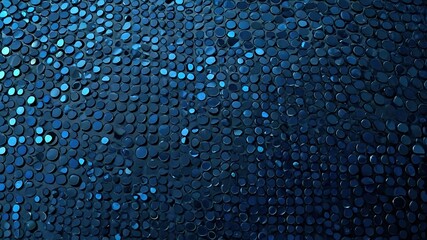 Blue Halftone Background Illustration with Creative Geometric Design