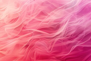 Obraz premium Pink and White Tulle Fabric with Soft Gradient