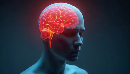 Fototapeta premium Exploring Severe Brain Disorders: Causes, Symptoms, and Treatment Approaches