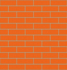 Obraz premium Red classic brick wall. The photo can be enlarged, just place copies next to the photo or at its height. Ugly photo in print. Set custom colors to 0 in the printer software.