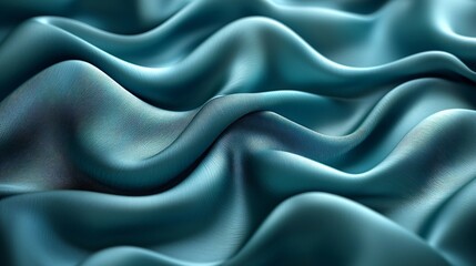 Fototapeta premium Elegant abstract Christmas background featuring rich teal tones, perfect for seasonal marketing, holiday cards, and decorations, creating a serene festive atmosphere.