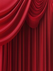 Absolutely Stunning Backdrop for Events - Curtain Red Theater