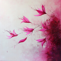 Sweepstakes Canvas with Gentle Fuchsia Flickers for an Eye-Catching Design