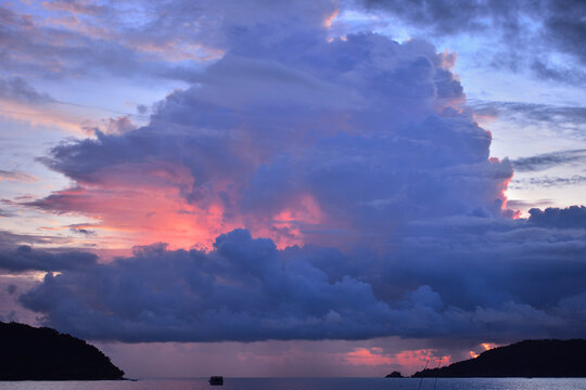 Atardecer en bahia de Zihuatanejo..
