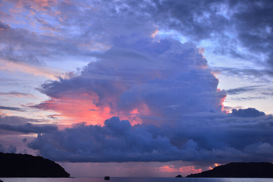 Atardecer en bahia de Zihuatanejo..