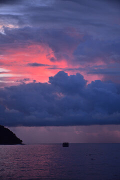 Atardecer en bahia de Zihuatanejo..