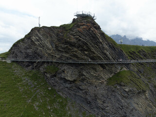 Aerial Adventure at The Cliff First Walk in Grindelwald, Switzerland