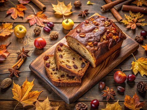 Rustic Barmbrack Bread with Dried Fruits - A Cozy Irish Delight for Autumn