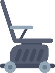 Modern electric wheelchair promoting accessibility and independence for people with disabilities