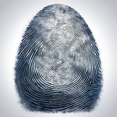 Highly detailed image of a human fingerprint