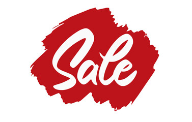Sale Artistic Painted Lettering. Handwritten Script Font Vector. Calligraphy-Inspired Design. Elegant Bold Lettering. Retail Promotion. Store Signage. Digital Illustration.