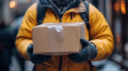 Delivery in Winter
