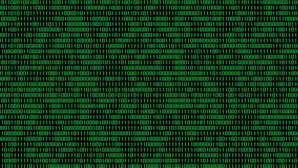 Binary rain background