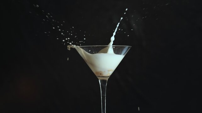 Lait di Riz froid en verre Blanc 