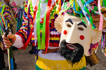 the traditional Carnival mask of Riós in Ourense is the so called Vellarón