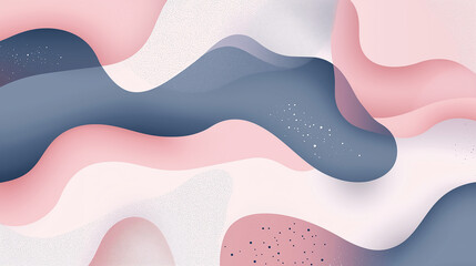 Obraz premium Colorful 3D Abstract Wave Background with Flowing Organic Shapes and Motion