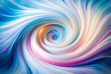 Obraz premium White Clean Vortex Abstract Background with Helix Texture for Websites and Print Design