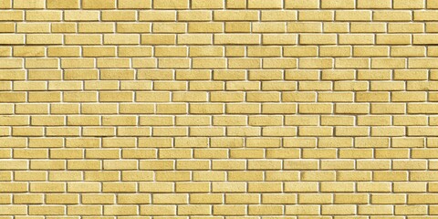 Fototapeta premium seamless texture light yellow brick wall