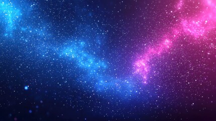 Obraz premium Twinkling Stars in a Night Sky, an enchanting depiction of shimmering stars in a vast, dark expanse, conveying a sense of wonder and tranquility under the cosmos.