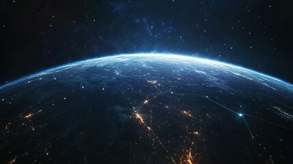 Fototapeta premium Earth from Space - A View of Our Planet