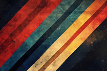 Vibrant Abstract Stripes Background