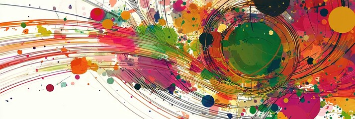 colorful swirl abstract pattern