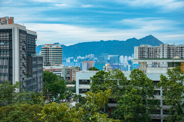 Hong Kong, China - Cityscape and city skyline