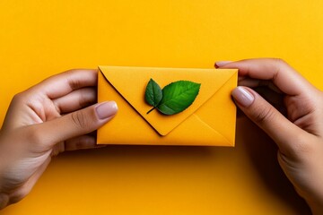 Vintage-style poster of a person receiving a thank-you note, with nostalgic typography and warm colors symbolizing the timeless impact of gratitude