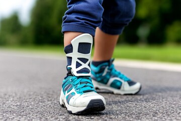 A child with a scraped knee, symbolizing the everyday physical harm from accidents during play