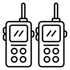 Obraz premium Walkie Talkie Icon Element For Design