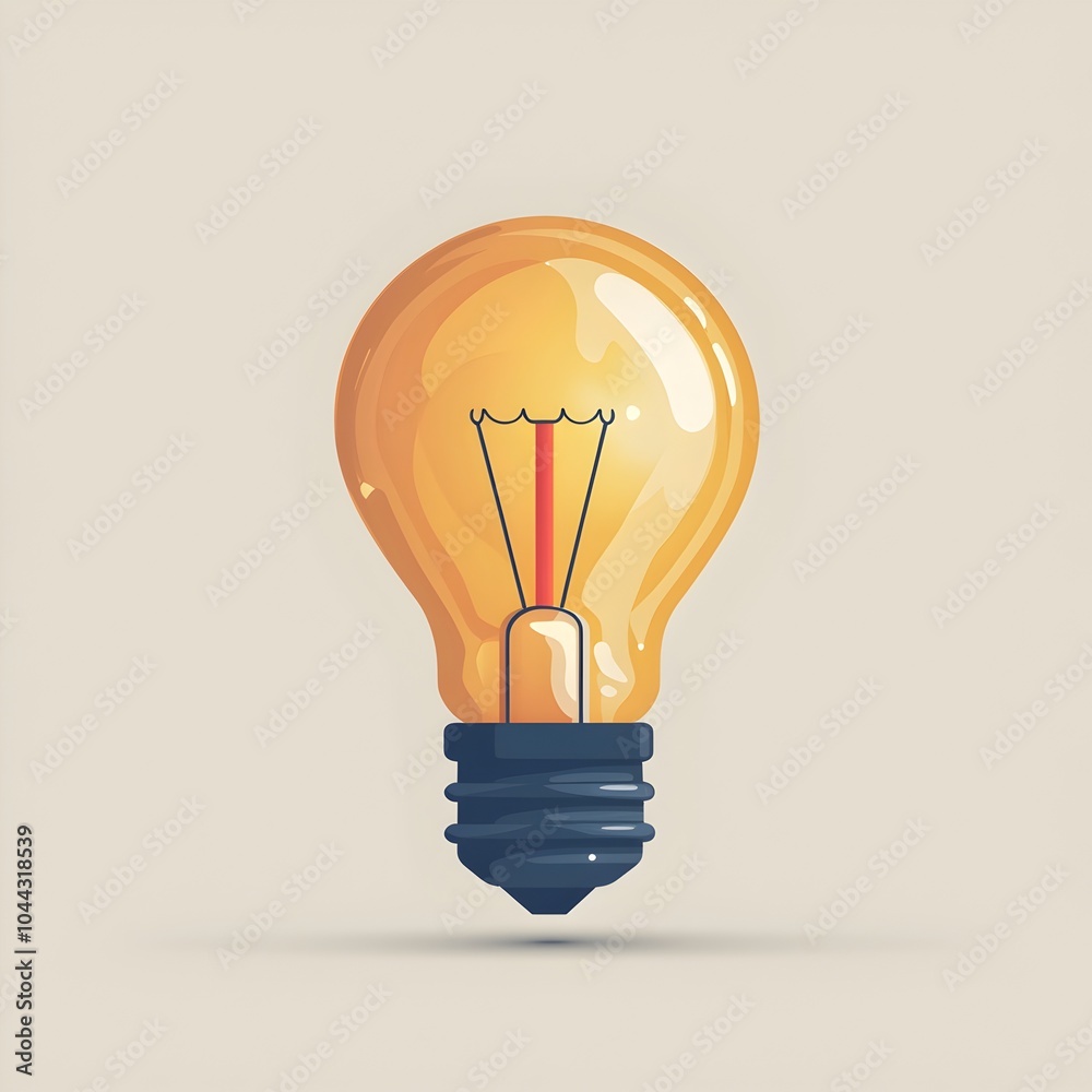 Poster depicting an idea lightbulb transforming and merging into a computer symbolizing the of creativity a