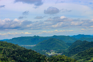 Landscape pictures of nature in mountain from Thailand country.