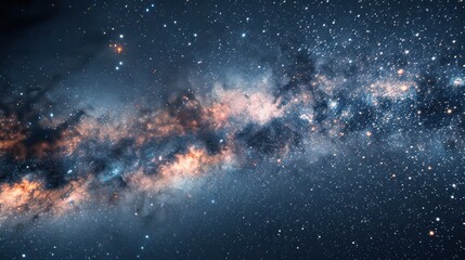 Obraz premium Milky Way Galaxy Night Sky