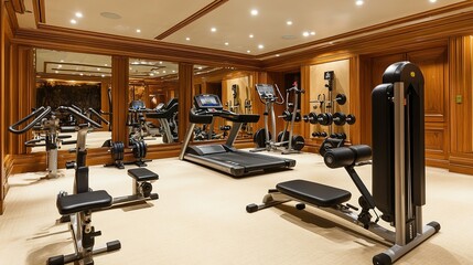 Obraz premium An image of rusty gym equipment showcasing the passage of time and neglect. The worn-out surfaces of the weights, benches, and machines exhibit signs of corrosion and wear, 