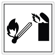 Warning Symbols for Fire Hazards and Safety Measures