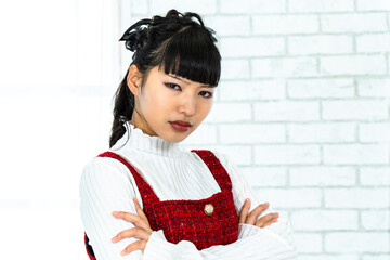 怒る女性