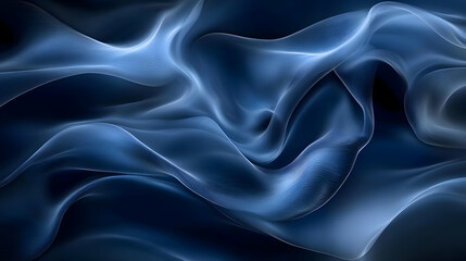 Obraz premium Abstract Blue Wave Background, design, texture, pattern, graphic, digital