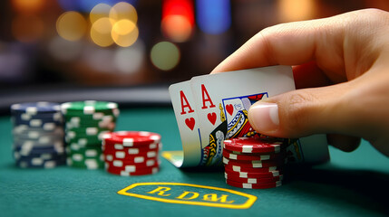 Ace of Hearts Playing Card, cards, playing cards, poker, casino, gambling