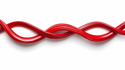 Naklejka premium Abstract Red Wave, curve, design, shape, line, background