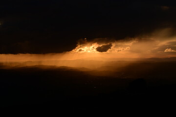 Golden Rain Over the City