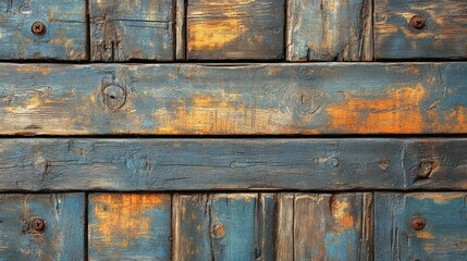 Distressed Wooden Plank Background