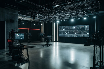 近未来的なスタジオ