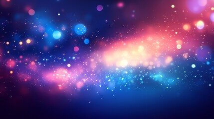 Fototapeta premium Dreamy Soft Focus Lights in Gentle Background