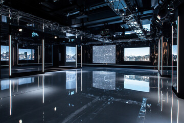 近未来的なスタジオ