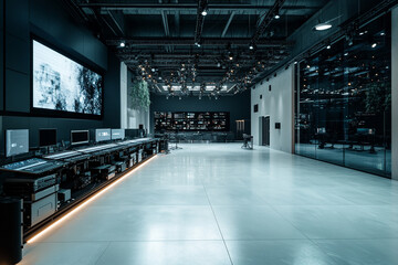 近未来的なスタジオ