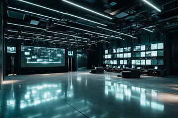 近未来的なスタジオ