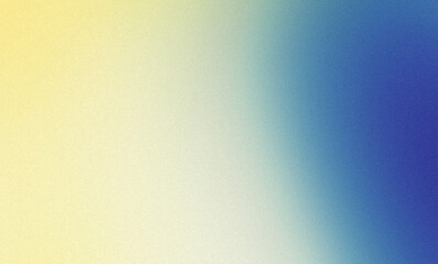 Blue yellow soft color grainy gradient backdrop design, abstract noisy, light, bright, vibrant, glowing gradient, cover, banner, poster.