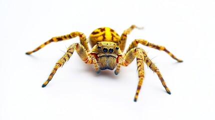 spider on white background