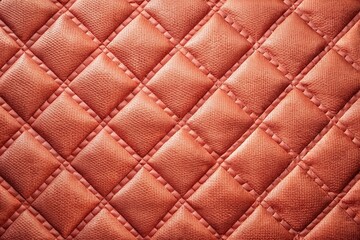 Naklejka premium Quilted fabric blanket with a symmetrical design