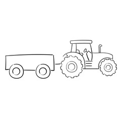 tractor and trailer 